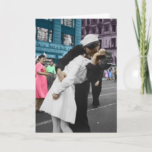 Carte Le baiser (Devant)