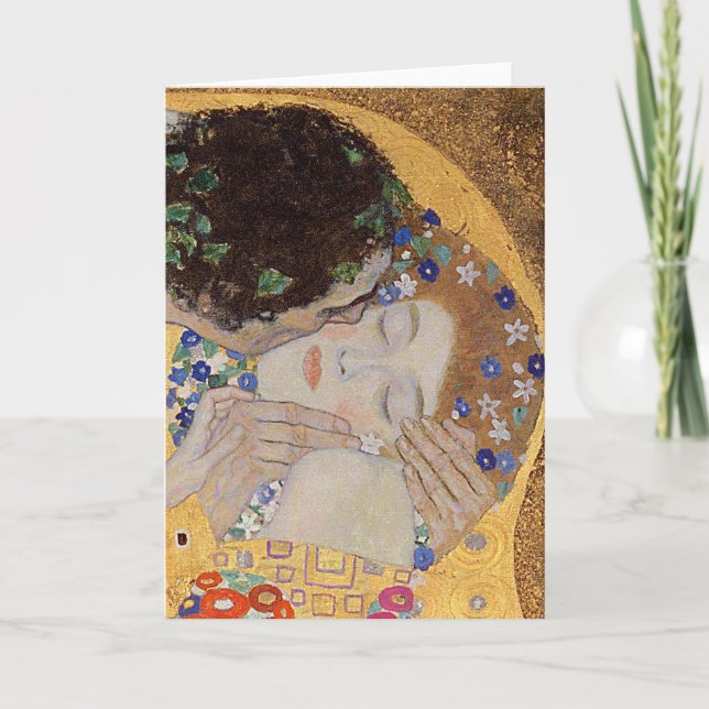 Carte Le baiser, 1907-08 (Devant)