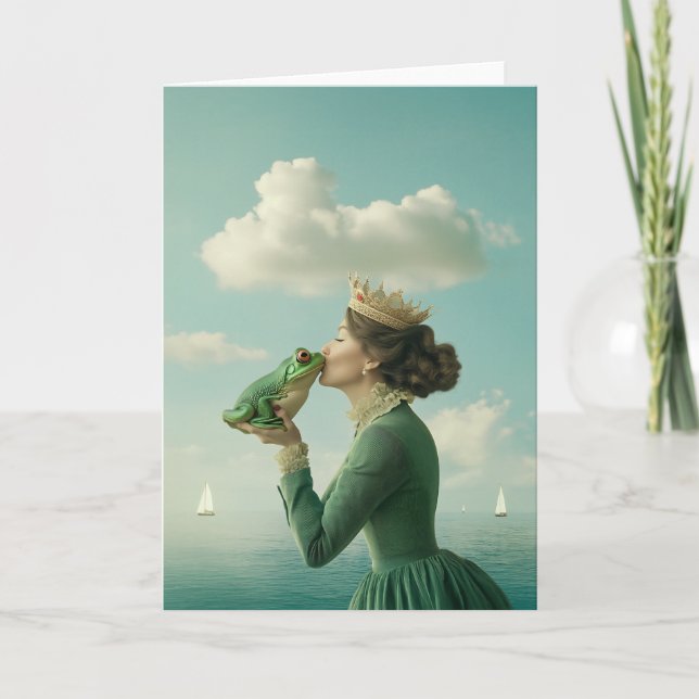 Carte Le baiser du prince de la grenouille (Devant)