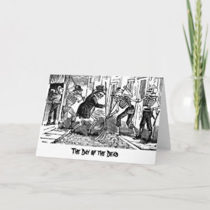 Carte "Le balayeur heureux Calaveras "