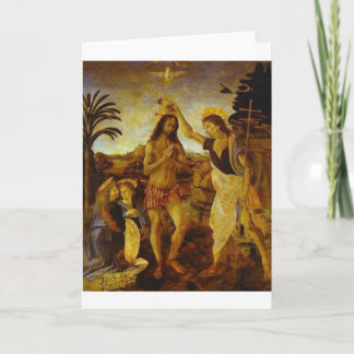 Carte Le baptême du Christ