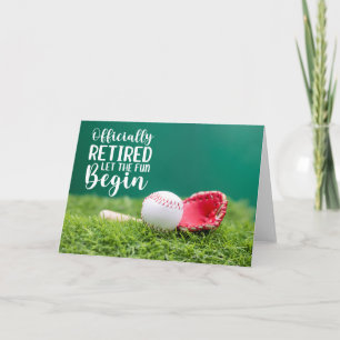 Carte Le baseball à domicile Adieu : Retraite du basebal