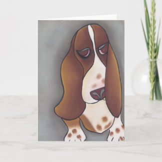 Carte Le basset-hound d'Angela par Robyn Feeley