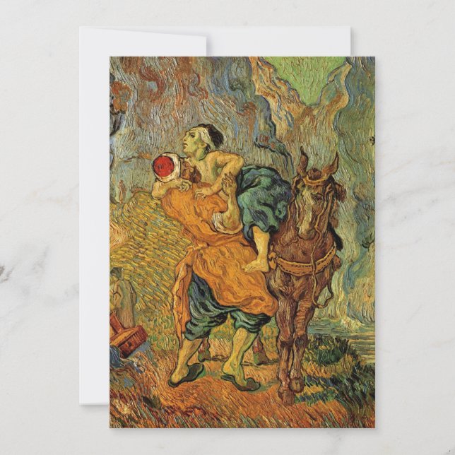 Carte Le bon samaritain par Vincent van Gogh (Devant)