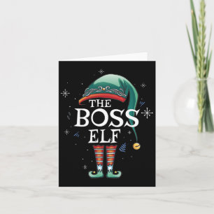Carte Le Boss Elf Xmas Correspond À La Famille Elf Pour 