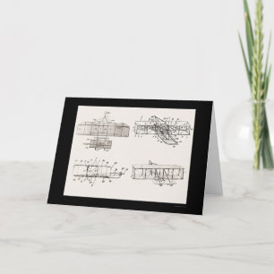 Carte Le brevet d'avion de frères de Wright prévoit 1908