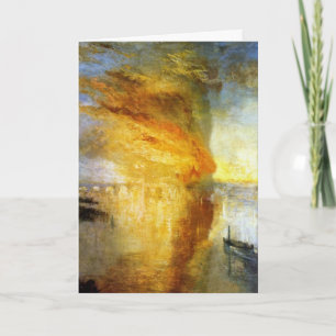 Carte Le Burning des Chambres des Lords et des terrains