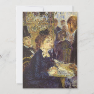 Carte Le Café par Pierre Renoir, Impressionnisme Vintage
