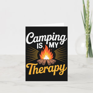 Carte Le camping est un camp de thérapie pour campeur av