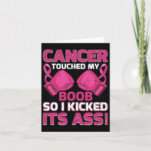 Carte Le Cancer Du Sein Touche Mon Sein Alors J'Ai Comme