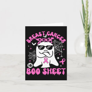 Carte Le cancer est une feuille de seins Cancer guerrier