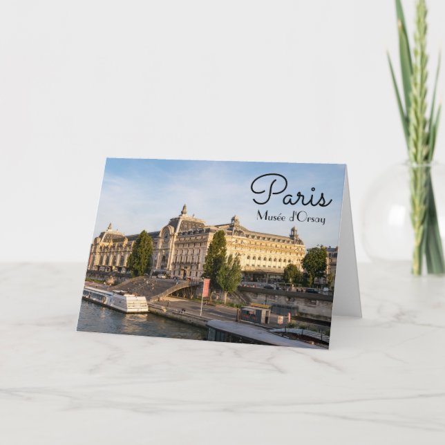 Carte Le célèbre musée d'Orsay - Paris, France, Europe (Devant)