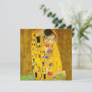 Carte Le célèbre tableau de Gustav Klimt, The Kiss.
