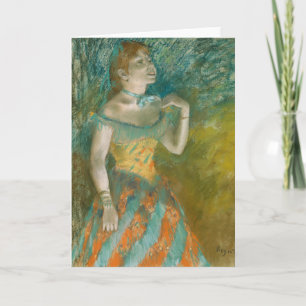 Carte Le chanteur en vert   Edgar Degas