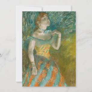 Carte Le chanteur en vert   Edgar Degas