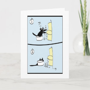 Carte Le chat est désolé