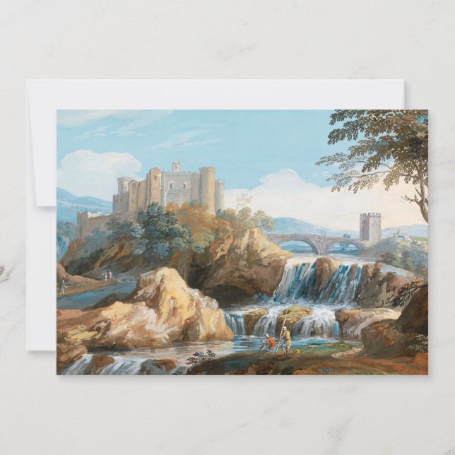 Carte Le château d'Orsini | Giovanni Battista Busiri (Devant)