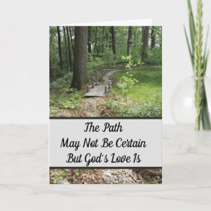 Carte Le chemin - vide à l'intérieur