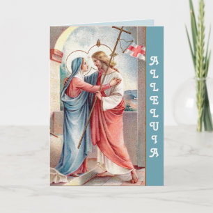 Carte Le Christ ressuscité salue sa mère (MH01)