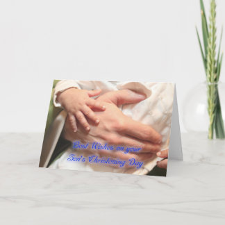 Carte Le Christening du garçon