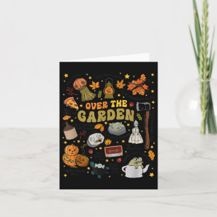 Carte Le Citrouille du mur du jardin d'Halloween s'effon