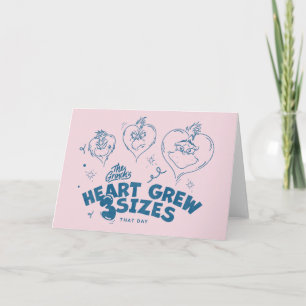 Carte Le cœur de Grinch a grandi de 3 tailles