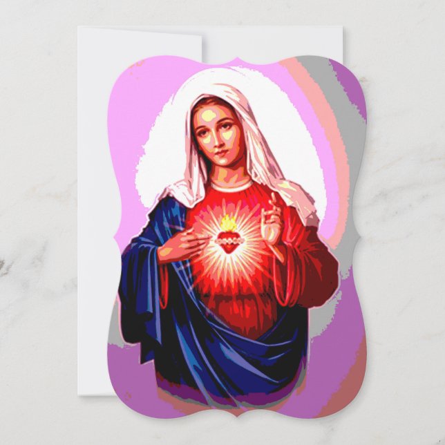 Carte Le Coeur Immaculé de Marie (Devant)
