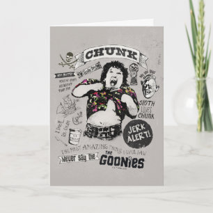Carte Le Collage Retro de Goonies Chunk