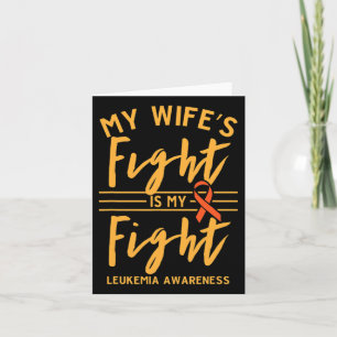 Carte Le combat de la femme est ma lutte contre la leucé