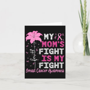 Carte Le combat de maman est ma lutte Conscience du canc