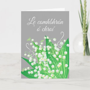 Carte Le comhbhrón ó chroí Sympathie en gaélique Botaniq