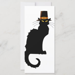 Carte Le Conversation Noir Thanksgiving Casquette pèleri