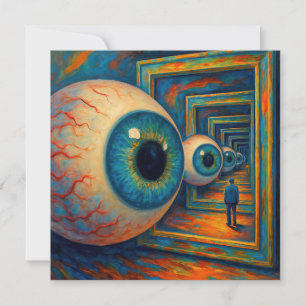 Carte "Le couloir de la vue" - Un portrait surréaliste