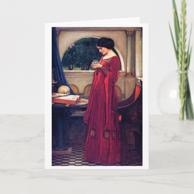 Carte Le Crystal Ball, John William Waterhouse (Devant)