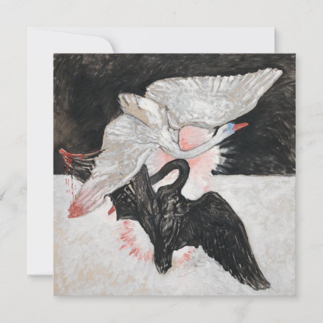 Carte Le cygne, no 2 | Hilma af Klint | (Devant)