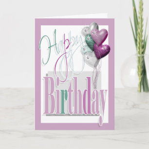 Carte Le diamant d'amusement de "joyeux anniversaire"