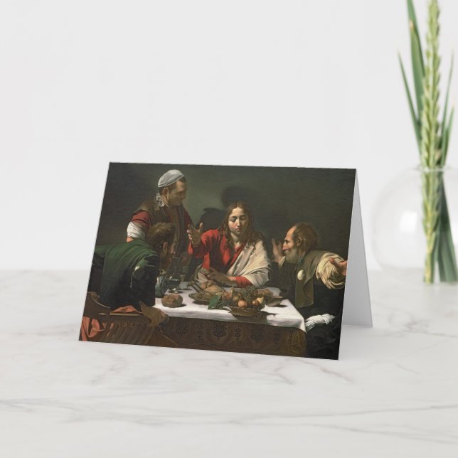 Carte Le dîner chez Emmaus, 1601 2 (Devant)