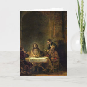 Carte Le dîner chez Emmaus, 1648