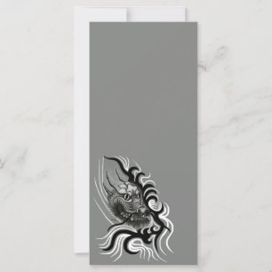 Carte Le dragon chinois à la toiture de tatouage