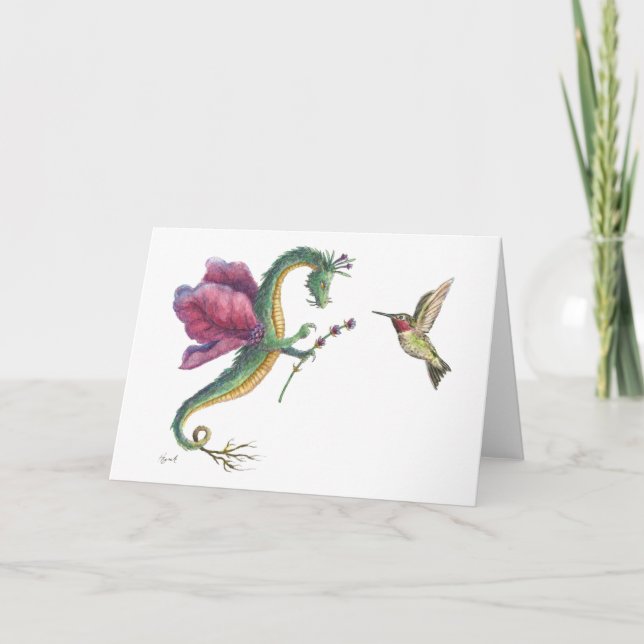 Carte Le dragon de lavande (Devant)