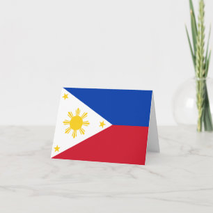 Carte Le drapeau philippin