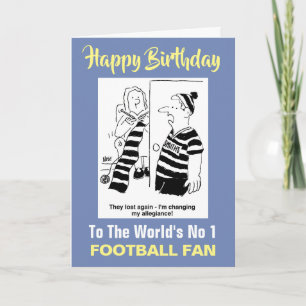 Carte Le fan de football n°1 du monde - Joyeux anniversa