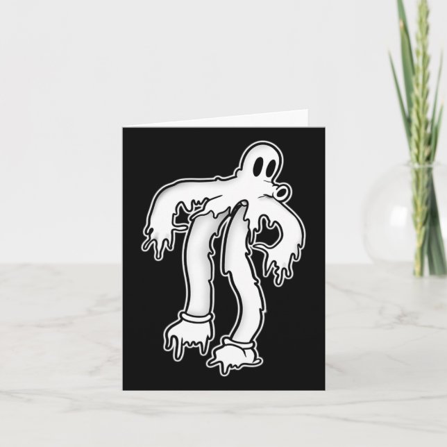 Carte Le Fantôme de Clown Gothique Fondant  (Devant)