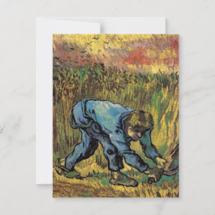 Carte Le Faucheur à la faucille par Vincent van Gogh