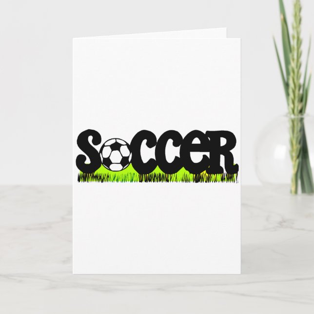 Carte Le football (sur l'herbe) (Devant)