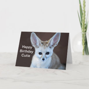 Carte Le Fox de Fennec le plus mignon des mondes