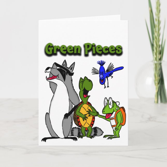 Carte Le gang des "morceaux verts" de Drew Aquilina (Devant)