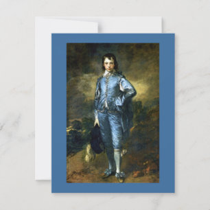 Carte Le garçon bleu par Thomas Gainsborough