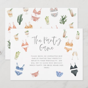 Carte Le gibier lingerie champagne de cocktail
