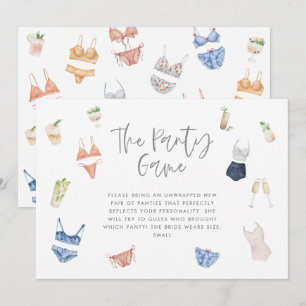 Carte Le gibier lingerie champagne de cocktail